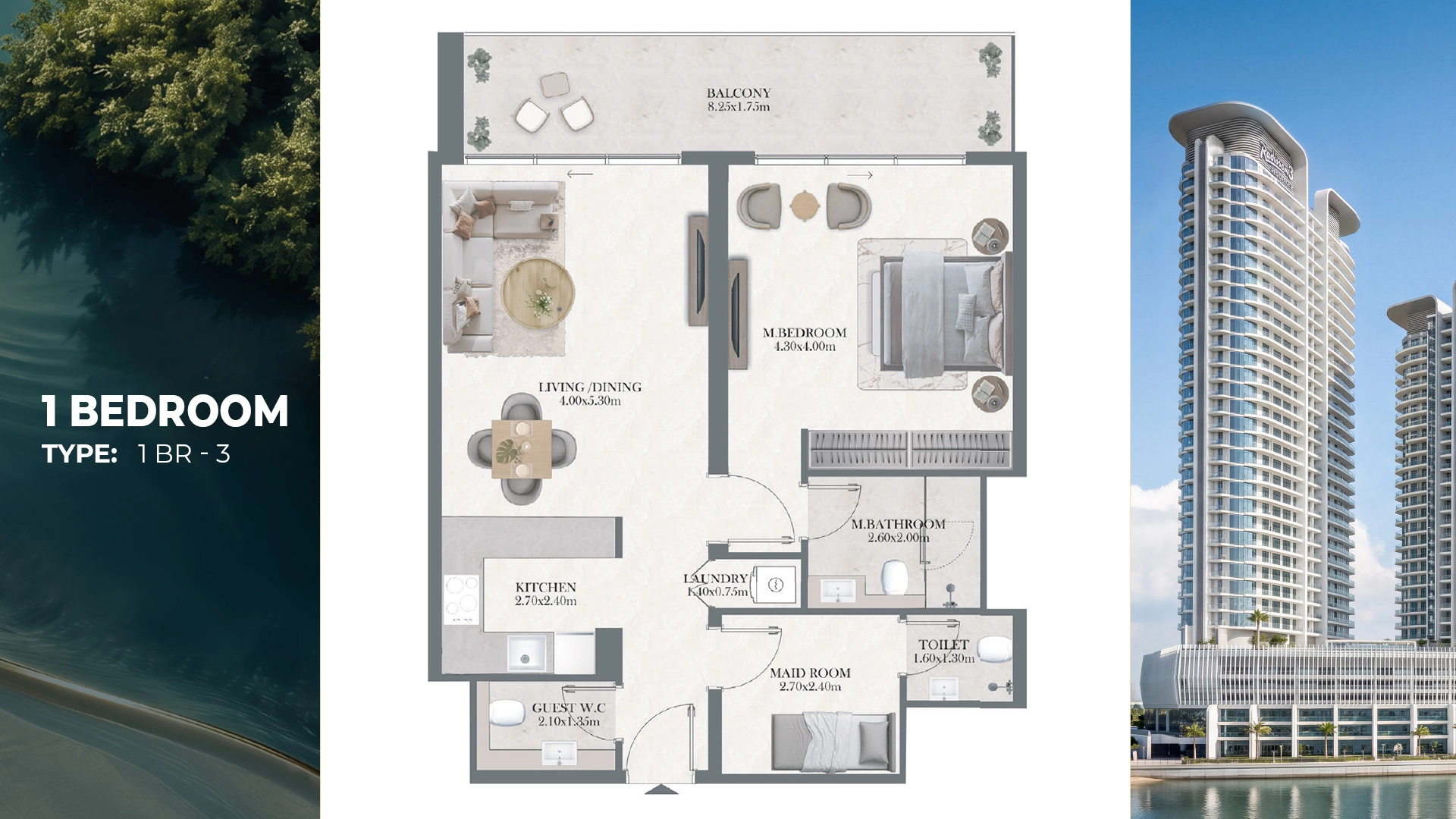 1 BR